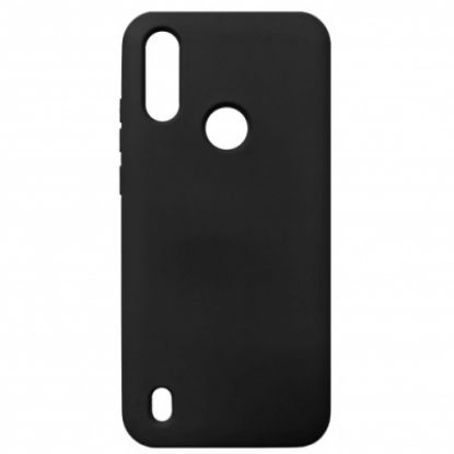 Чохол-накладка Silicone Case (силикон Soft Touch) Motorola E6S / E6i Black