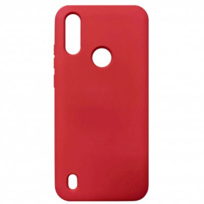 Чохол-накладка Silicone Case (силикон Soft Touch) Motorola E6S / E6i Red