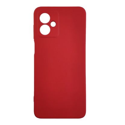 Чохол-накладка Silicone Case (силикон Soft Touch) Motorola G14 Wine Red
