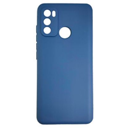 Чохол-накладка Silicone Case (силикон Soft Touch) Motorola G60 Dark Blue