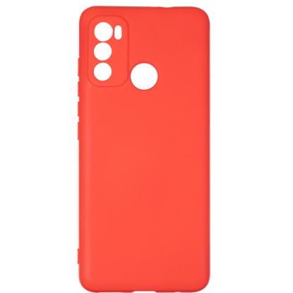 Чохол-накладка Silicone Case (силикон Soft Touch) Motorola G60 Red