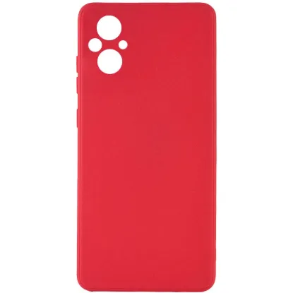 Чохол-накладка Silicone Case (силикон Soft Touch) Poco M5 Red