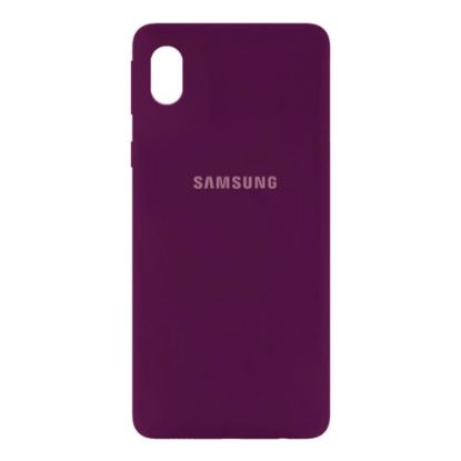 Чохол-накладка Silicone Case (силикон Soft Touch) Samsung A013 A01 Core Purple