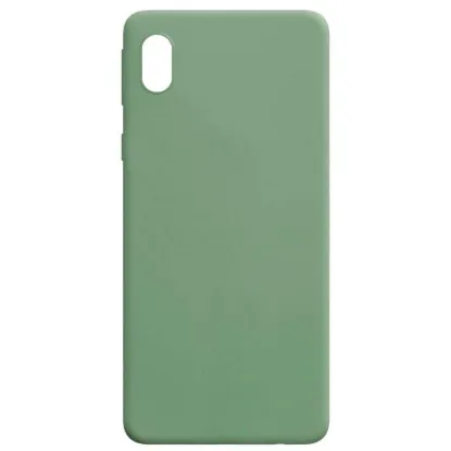 Чохол-накладка Silicone Case (силикон Soft Touch) Samsung A013 A01 Core Світло-зелений
