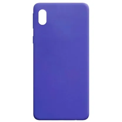 Чохол-накладка Silicone Case (силикон Soft Touch) Samsung A022 A02 Light Violet