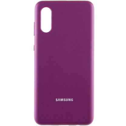 Чохол-накладка Silicone Case (силикон Soft Touch) Samsung A022 A02 Фіалковий