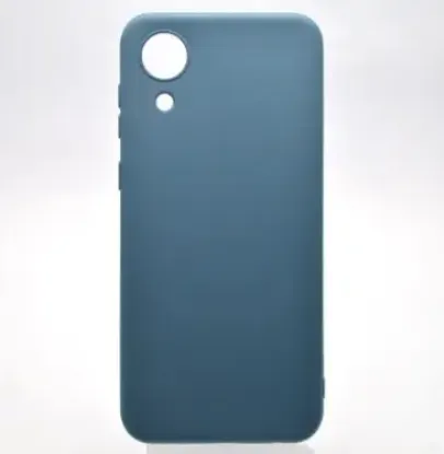 Чохол-накладка Silicone Case (силикон Soft Touch) Samsung A032F A03 Core Linen Blue