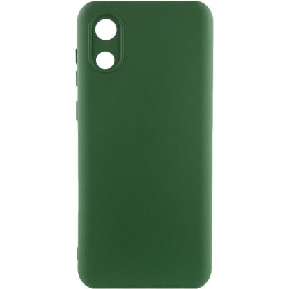 Чохол-накладка Silicone Case (силикон Soft Touch) Samsung A032F A03 Core Midnight Green