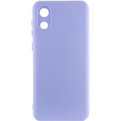 Чохол-накладка Silicone Case (силикон Soft Touch) Samsung A032F A03 Core Гліцинія