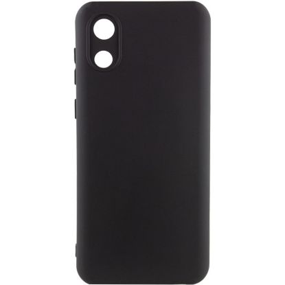 Чохол-накладка Silicone Case (силикон Soft Touch) Samsung A035 A03 Black
