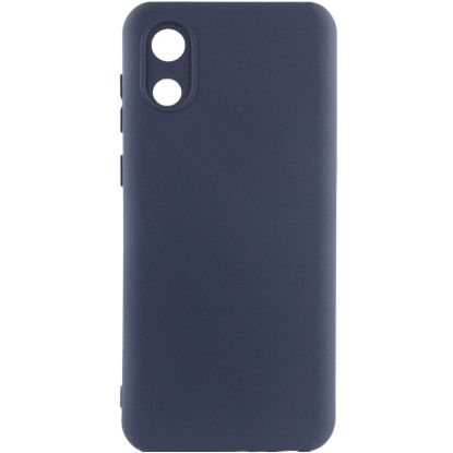 Чохол-накладка Silicone Case (силикон Soft Touch) Samsung A035 A03 Dark Blue