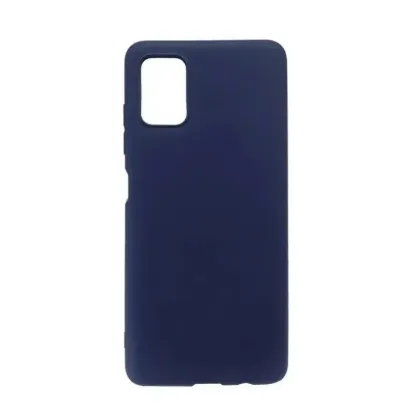 Чохол-накладка Silicone Case (силикон Soft Touch) Samsung A037 A03s Dark Blue