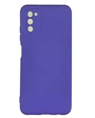 Чохол-накладка Silicone Case (силикон Soft Touch) Samsung A037 A03s Гліцинія