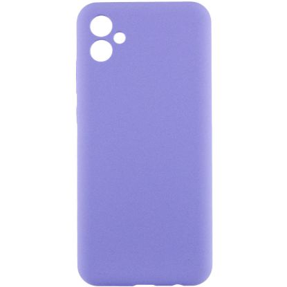 Чохол-накладка Silicone Case (силикон Soft Touch) Samsung A042 A04E Light Violet