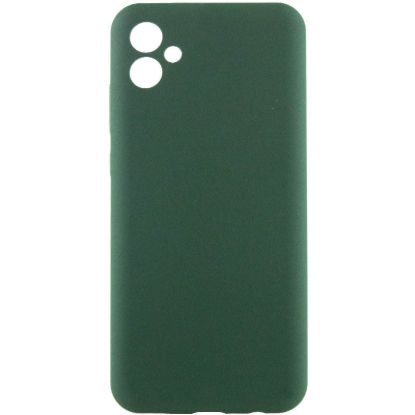 Чохол-накладка Silicone Case (силикон Soft Touch) Samsung A042 A04E Midnight Green