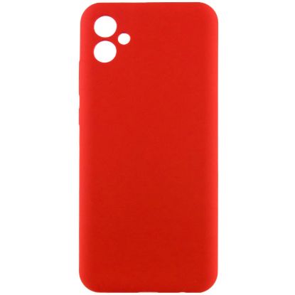 Чохол-накладка Silicone Case (силикон Soft Touch) Samsung A042 A04e Red