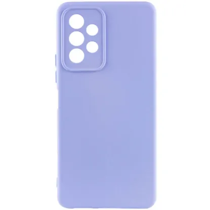 Чохол-накладка Silicone Case (силикон Soft Touch) Samsung A047 A04S Light Violet