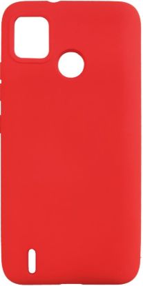Чохол-накладка Silicone Case (силикон Soft Touch) Tecno POP 4 Pro Red