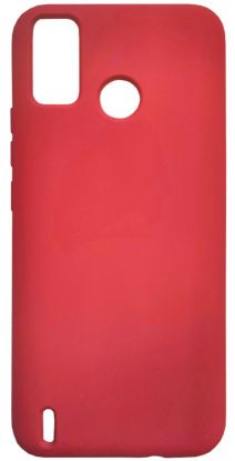 Чохол-накладка Silicone Case (силикон Soft Touch) Tecno Spark 6 Go Red