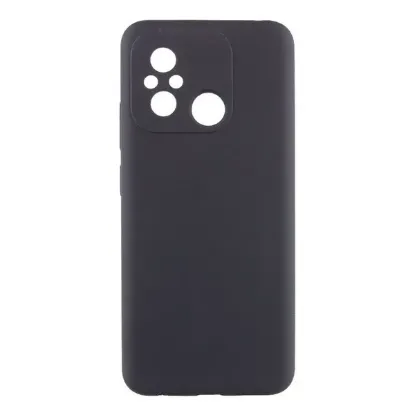 Чохол-накладка Silicone Case (силикон Soft Touch) Xiaomi Redmi 12C Black