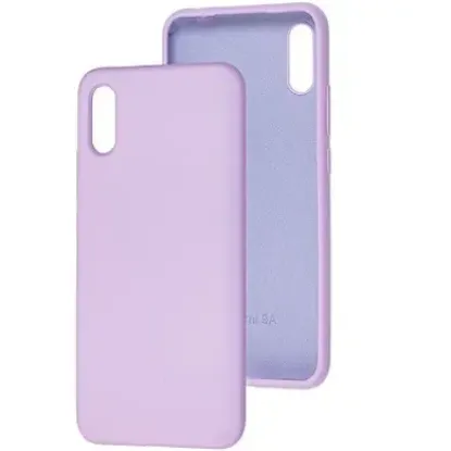 Чохол-накладка Silicone Case (силикон Soft Touch) Xiaomi Redmi 9A Light Violet