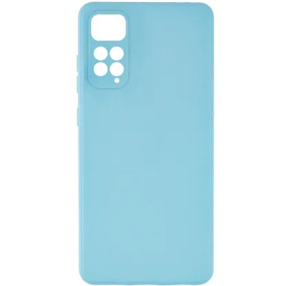 Чохол-накладка Silicone Case (силикон Soft Touch) Xiaomi Redmi Note 11 Pro Бірюзовий