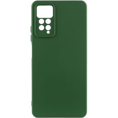 Чохол-накладка Silicone Case (силикон Soft Touch) Xiaomi Redmi Note 11 Pro Темно Зелений