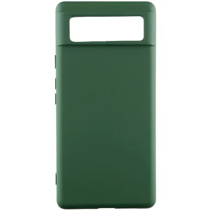Чохол-накладка Silicone Case Full Camera Google Pixel 6 Pro Dark Green