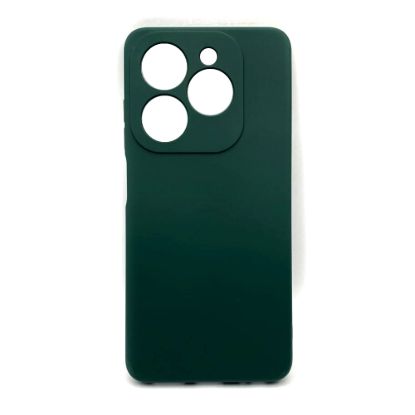 Чохол-накладка Silicone Case Full Camera Infinix Hot 40/40 Pro Dark Green