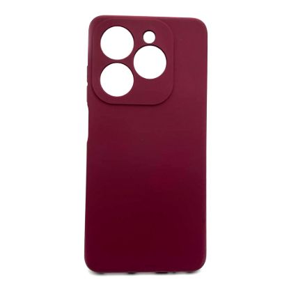 Чохол-накладка Silicone Case Full Camera Infinix Hot 40/40 Pro Marsala