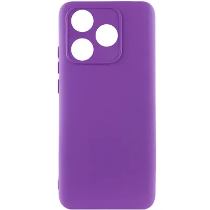 Чохол-накладка Silicone Case Full Camera Infinix Hot 40/40 Pro Purple