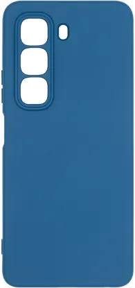 Чохол-накладка Silicone Case Full Camera Infinix Hot 50 4G Dark Blue