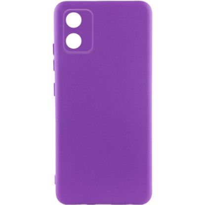 Чохол-накладка Silicone Case Full Camera Motorola E13 Purple