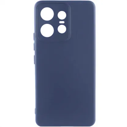 Чохол-накладка Silicone Case Full Camera Motorola Edge 50 Pro Midnight Blue
