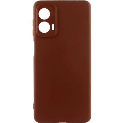 Чохол-накладка Silicone Case Full Camera Motorola G24 Brown