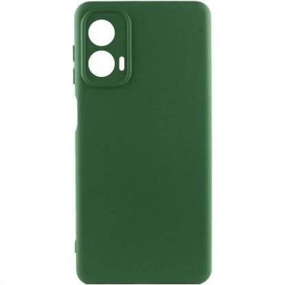 Чохол-накладка Silicone Case Full Camera Motorola G24 Midnight Green