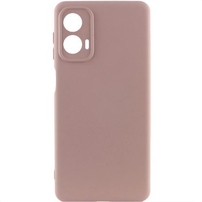 Чохол-накладка Silicone Case Full Camera Motorola G24 Pink Sand