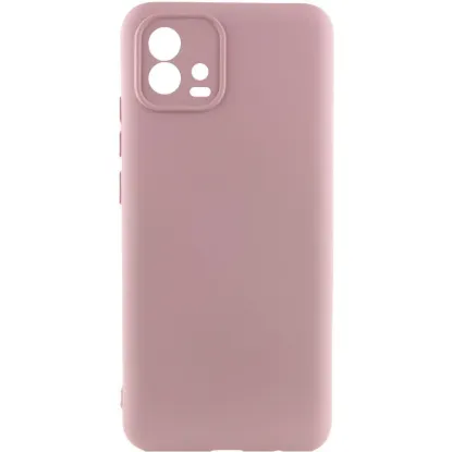 Чохол-накладка Silicone Case Full Camera Motorola G72 Pink Sand