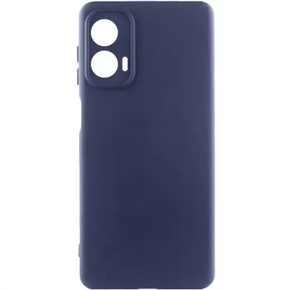 Чохол-накладка Silicone Case Full Camera Motorola G85 Midnight Blue