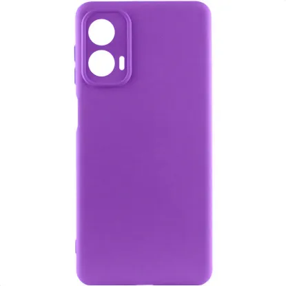 Чохол-накладка Silicone Case Full Camera Motorola G85 Purple