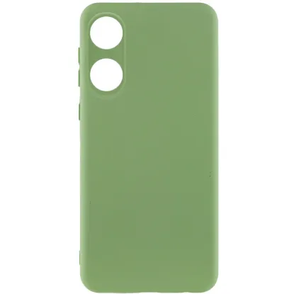 Чохол-накладка Silicone Case Full Camera Oppo A78 4G Dark Green