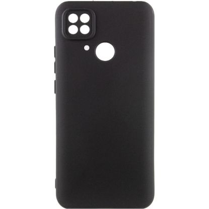 Чохол-накладка Silicone Case Full Camera Poco C40 Black