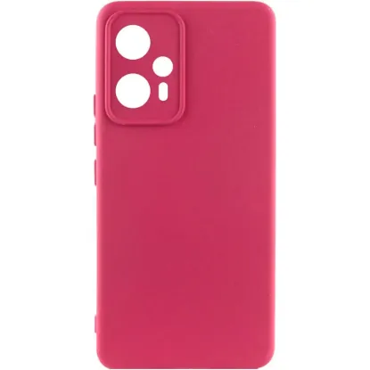 Чохол-накладка Silicone Case Full Camera Poco F5 / Xiaomi Note 12 Turbo Marsala