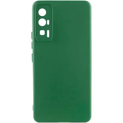 Чохол-накладка Silicone Case Full Camera Poco F5 Pro Dark Green