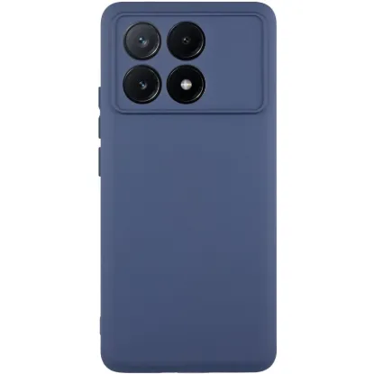Чохол-накладка Silicone Case Full Camera Poco X6 Pro Midnight Blue