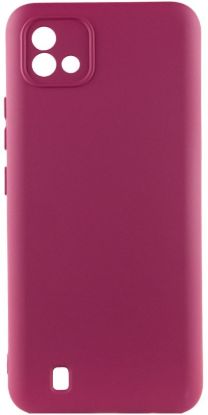 Чохол-накладка Silicone Case Full Camera Realme C11 2021 Marsala