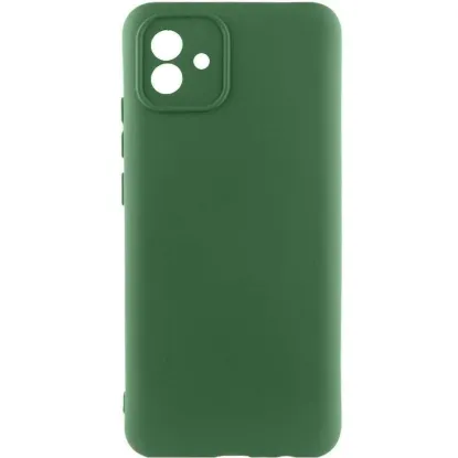 Чохол-накладка Silicone Case Full Camera Samsung A042 A04e Dark Green