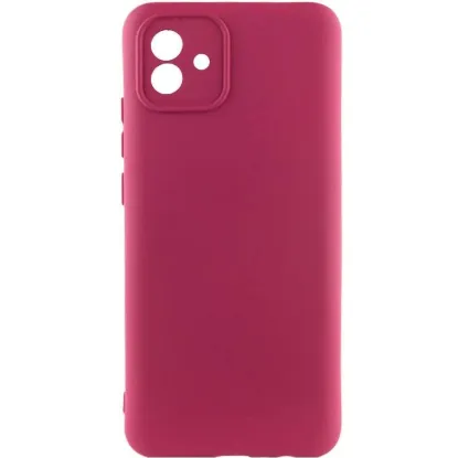 Чохол-накладка Silicone Case Full Camera Samsung A042 A04e Marsala