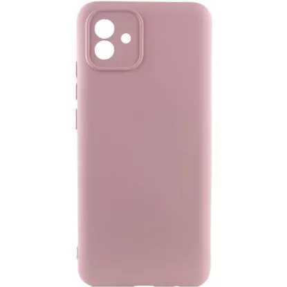 Чохол-накладка Silicone Case Full Camera Samsung A042 A04e Pink Sand