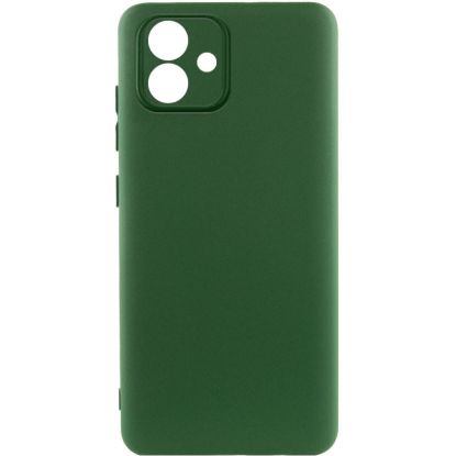 Чохол-накладка Silicone Case Full Camera Samsung A05 A055 Dark Green